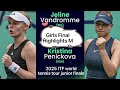 Extended Highlights VANDROMME vs PENICKOVA 2025 ITF Junior Final F #tennis #juniortennis #highlights