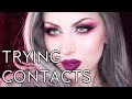 SUPER NATURAL CONTACT LENSES | JUST4KIRA Try On and Review | Vesmedinia