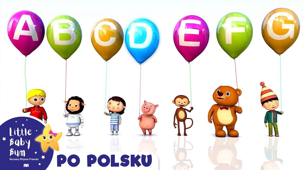 Balonowy alfabet - Uczymy się literek! | Piosenki dla dzieci po polsku - 30 minut! | Little Baby Bum