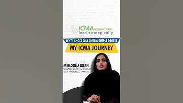 Why I Chose CMA Over a Simple Degreem | My ICMAJourney
