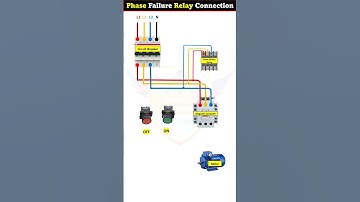 Phase Failure Relay Connection @LearningEngineering