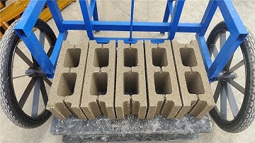Jamaica QT4-24 complete semi auto concrete hollow block machine produce 6,8 inch cement hole bricks