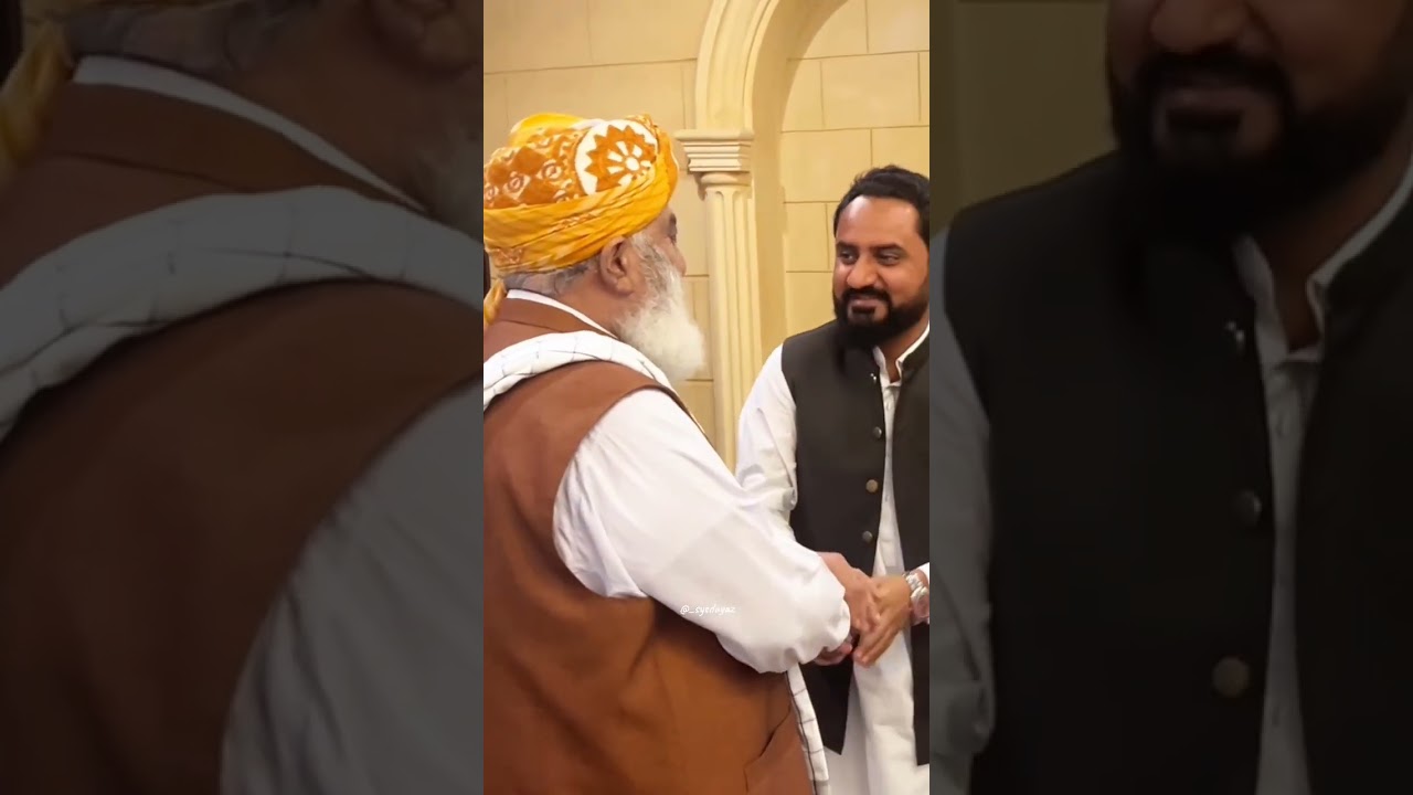 dhamki se ham darte Nahin ✊| Farrukh khokhar ke Maulana Fazal-ur-Rehman SE mulakat ❤️ 