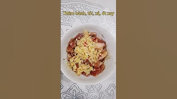 TỰ TAY LÀM THỊT XIÊN NƯỚNG SIÊU NGON #Shorts