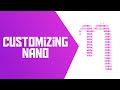 How to customize nano