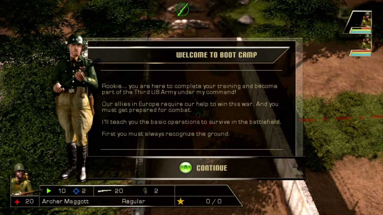 Xbox 360 History Legends of war Patton YouTube