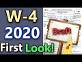 W-4 2020 Explained! (Detailed  First Look at 2020 W-4 IRS Draft Form!)