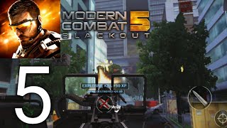 Modern Combat 5: Blackout Gameplay Walkthrough Part 5 - Chapter - 3 - Downtown SAFE HOUSE