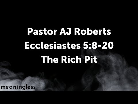 May 8, 2022 | Ecclesiastes 5:8-29