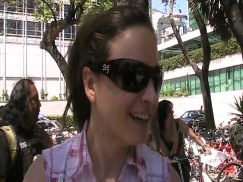 Paseo en Ecobicis: Entrevista Lourdes Reyes