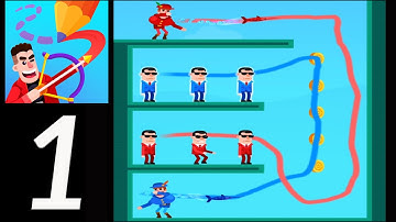 🖌 DRAWMASTER | Draw. Aim. Shoot. | Gameplay Walkthrough | Level 1 - 10 (iOS, Android)