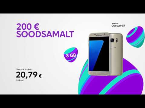 Samsung S7 200 eurot soodsamalt