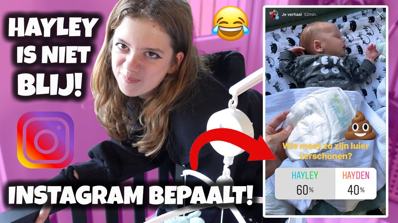 INSTAGRAM POLL: JULLIE BEPAALDEN DE DAG VAN BABY HARVEY !! - Broer en Zus TV 