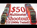 $50 Multimeter Shootout - Part 8 - 15 DMMs Compared! - Measurments - #0075