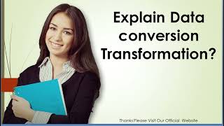 Explain Data conversion Transformation in SSIS