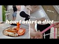 Diet vlog | how to start a diet, what I do to lose weight [00]