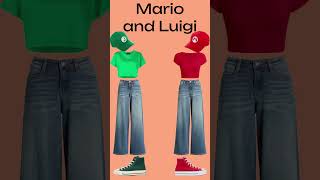 Daily matching Halloween costume #halloween #music #costumes #outfits #fypシ゚viral #mario #besties