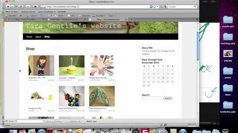 Quick Wordpress Tutorials - Etsy Mini
