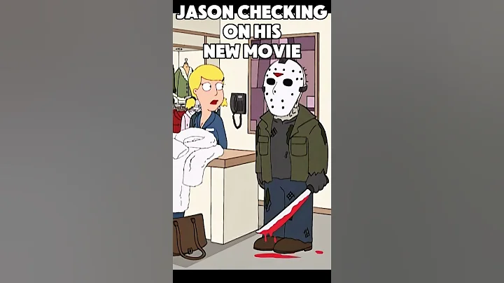 #jason checking on his NEW MOVIE... 🩸🤣 @JasonUniverse13 #horror #horrorshorts #fridaythe13th