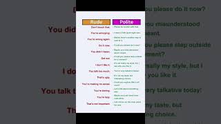 Speak Smart: Rude vs Polite English (Change Your Personality!)