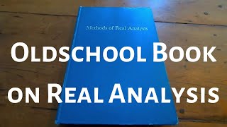 Real Analysis Book from the 1960s