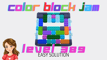 Color Block Jam Level 389 Solution