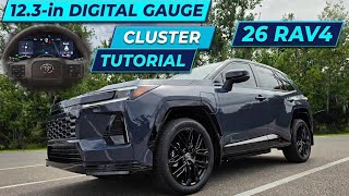 2026 Toyota RAV4 XSE PHEV | 12.3 Digital Gauge Cluster Full Tour & Customization!