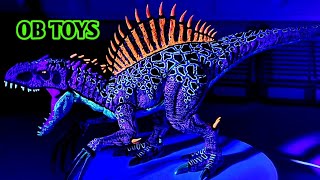 Jurassic World HYBRID DINOSAURS INDOMINUS REX SPINOSAURUS THERIZINOSAURUS OB TOYS DINOSAUR HYBRID