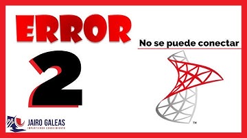 Solucionar Error de conexión en SQL Server