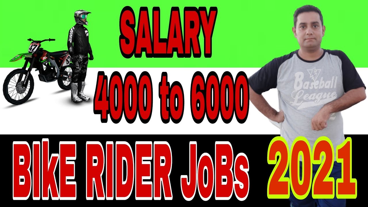 BIke RIDERS jobs in Dubai 2021 YouTube