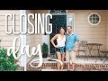 Closing on our House! | Unpack with Us | home renovation vlog