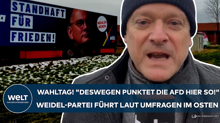 DEUTSCHLAND: Wahltag! "Deswegen punktet die AfD hier so!" Weidel-Partei führt laut Umfragen im Osten