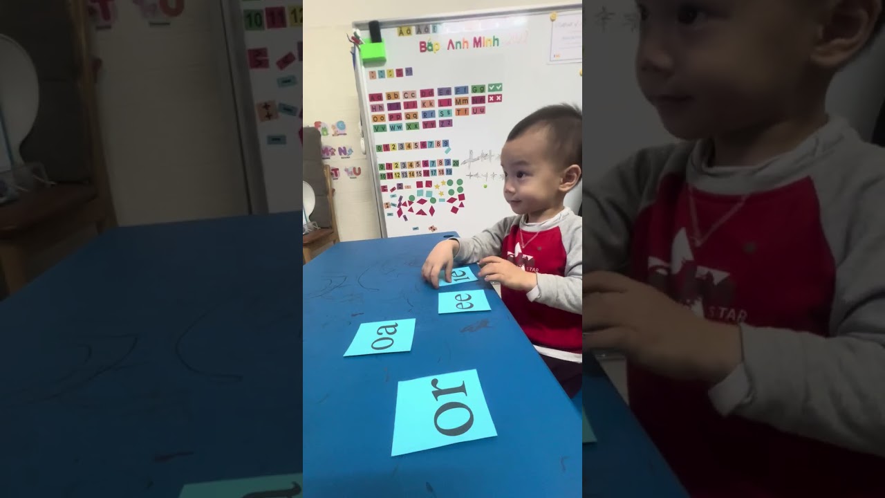 Anh Minh học Jolly Phonics 16/1