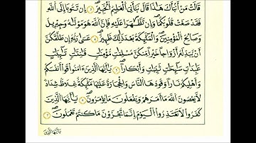 سورة التحريم-الشيخ علي الحذيفي-رواية قالون