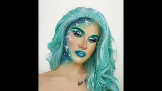Frozen Snow Queen Makeup and Face Painting Tutorial by Samuel Ray