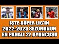 İşte Süper Lig&#39;in 2022-2023 Sezonun En Pahalı 22 Oyuncusu