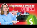 Shipping to China
