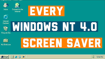 Every Windows NT 4.0 Screen Saver