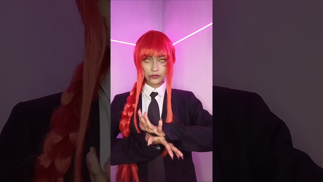 Makima Cosplay || Yowai Mo 🩸 #makima #makimachainsawman #chainsawman