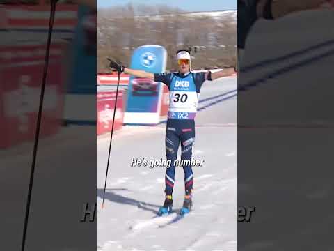 Видео: The moment you claim your first ever WC Victory!  #biathlon