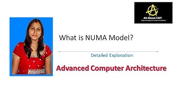 NUMA Model | Lec 17 | ACA | By Bhanupriya