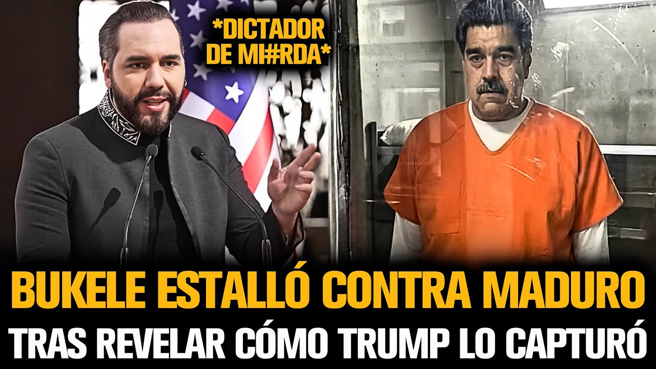BUKELE EXPLOTÓ CONTRA MADURO Y REVELÓ CÓMO FUE SU OPERATIVO CON TRUMP