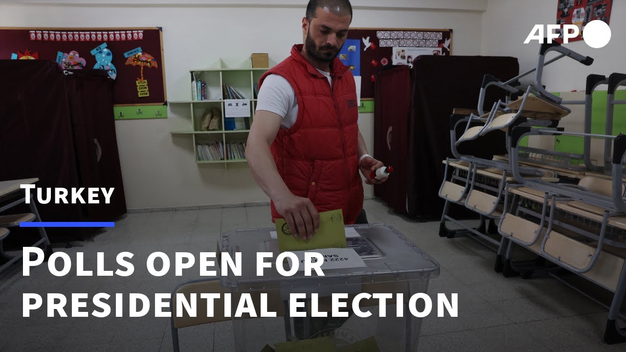 Turkey Polls open for presidential election AFP YouTube