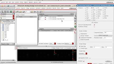 Cadence Common Source Amplifier Procedure