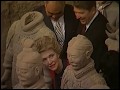 The Reagan's Tour the Exhibits at the Terra Cotta Exhibition Hall on April 29, 1984