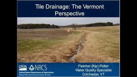 Research Webinar: Tile Drainage