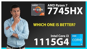 AMD Ryzen 7 7745HX vs INTEL Core i3 1115G4 Technical Comparison