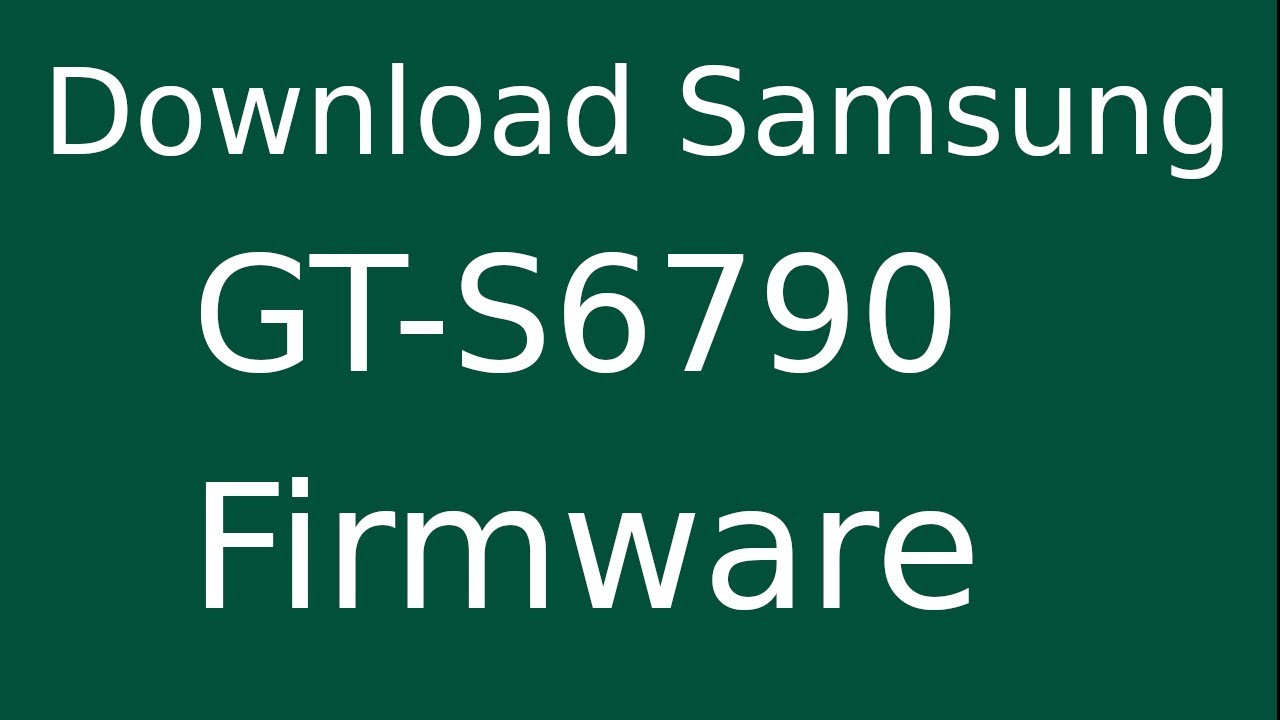 How To Download Samsung Galaxy Fame Lite GT-S6790 Stock Firmware (Flash File) For Update Device