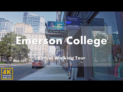 Emerson College - Virtual Walking Tour [4k 60fps]