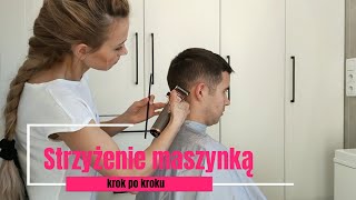 strzyżenie męskie maszynką-cieniowanie włosów- tutorial, jak zrobić to w domu screenshot 3